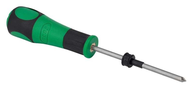 RCBS Flash Hole Deburring Tool .22 Caliber with self-centering pilot and adjustable stop