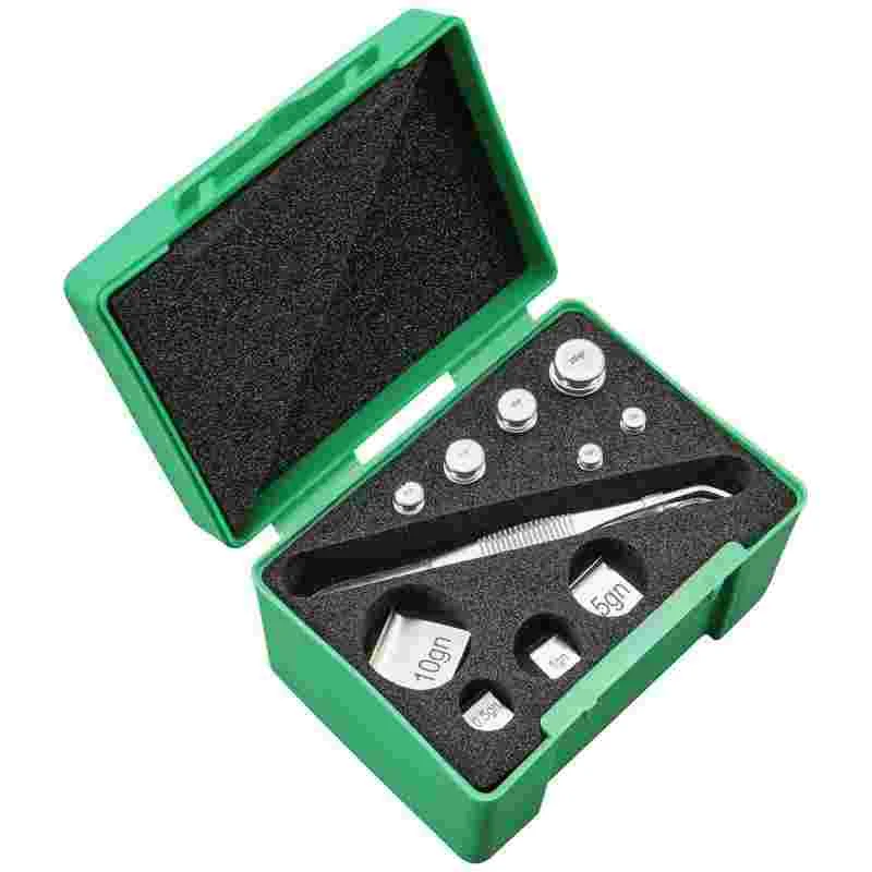 RCBS Deluxe Scale Check Weights Set with calibrated weights and forceps
