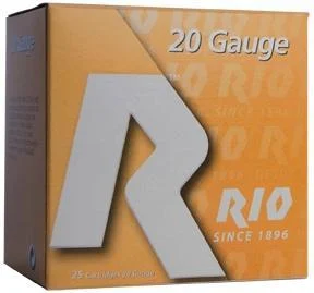 Rio Field 20 ga 2 3/4" 1 oz #6 shot box (25 rounds)