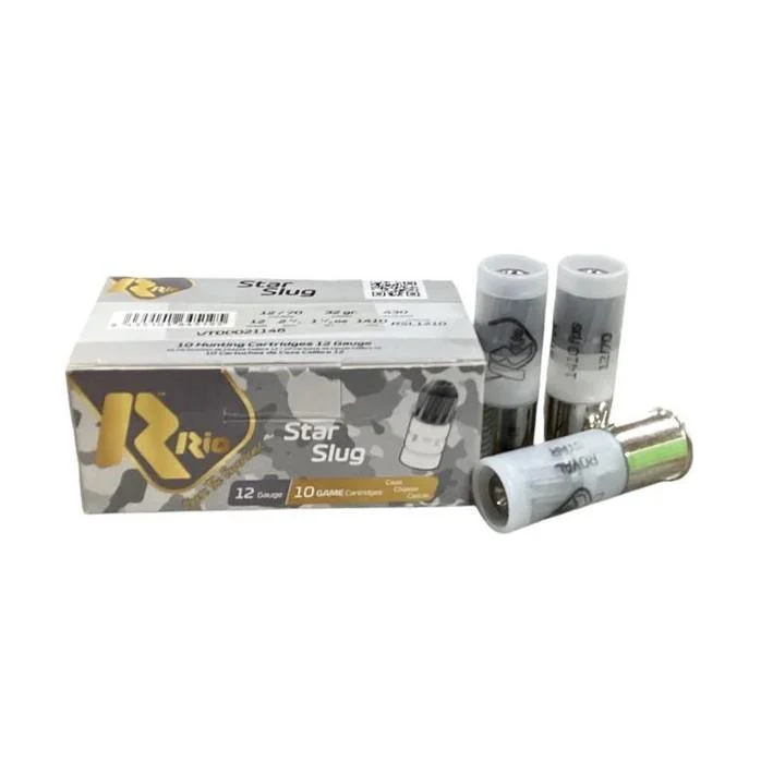 Rio Royal Star Slug 12 Ga 2-3/4 1-1/8 Oz 1410 Fps Royal Star Slug 12 Ga 2-3/4 1-1/8 Oz 1410 Fps Ammo