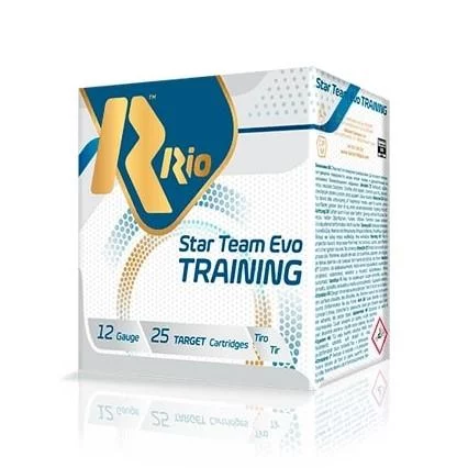 Rio Ammunition Star Team EVO Training 12ga 2.75in 7.5 shot 1-1/8 oz 25 per box
