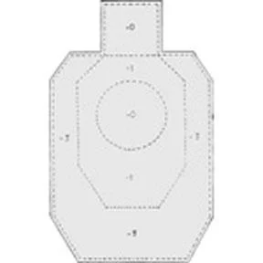 Speedwell Official IDPA paper target 22 x 34 inches pack of 100