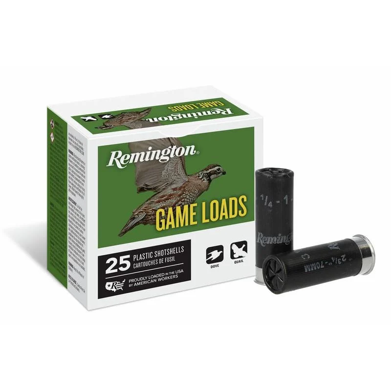 Remington Game Load 16 Gauge 2-3/4 1 oz #8 Shot 25-box