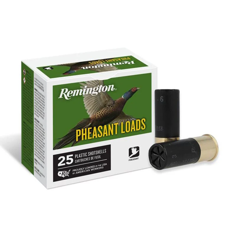 Remington Pheasant Loads 12 Gauge 2-3/4 1-1/4 Oz #4 Ammo - 25rd 25rd Ammo