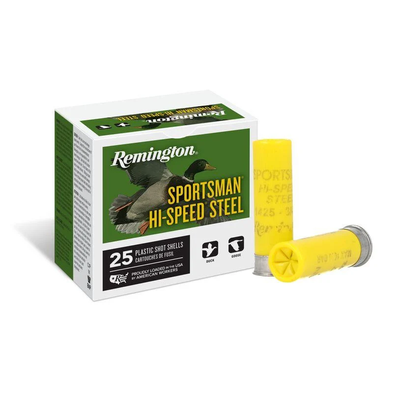 Remington Sportsman Hi-Speed Steel 20ga 3-inch 1oz #2 shotshells 25rd box