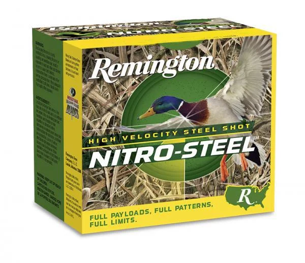 Box of Remington Nitro Steel 16 Gauge #4 steel shot 15/16 oz, 25 rounds