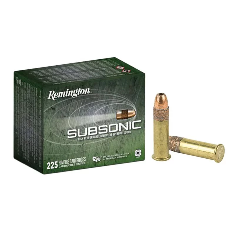 ington Subsonic .22 LR 40 Gr HP  225 Rounds Ammo