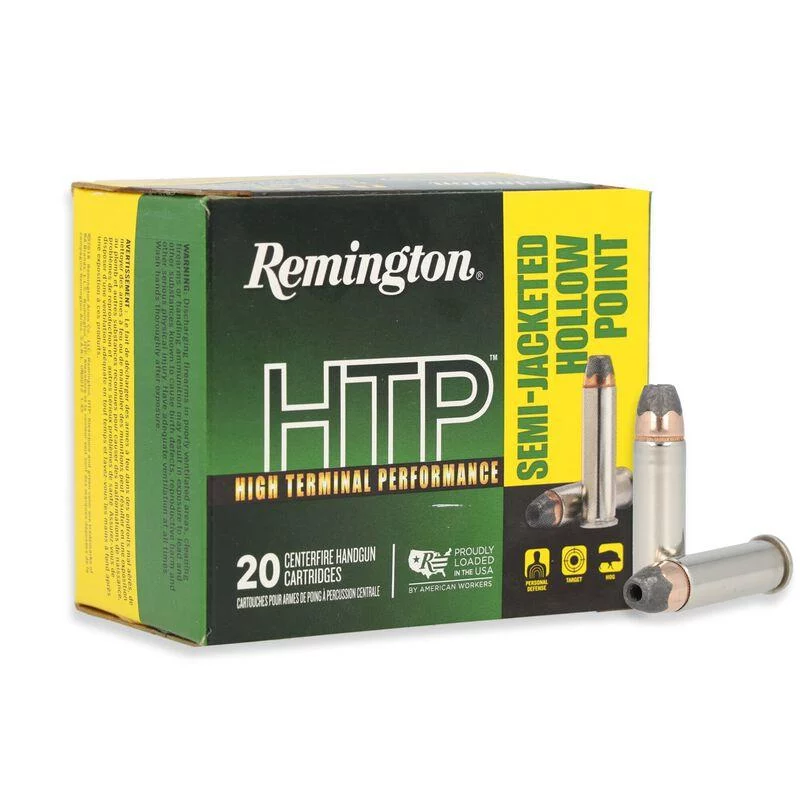 Remington HTP .38 Special +P 110 gr SJHP 20 rd box