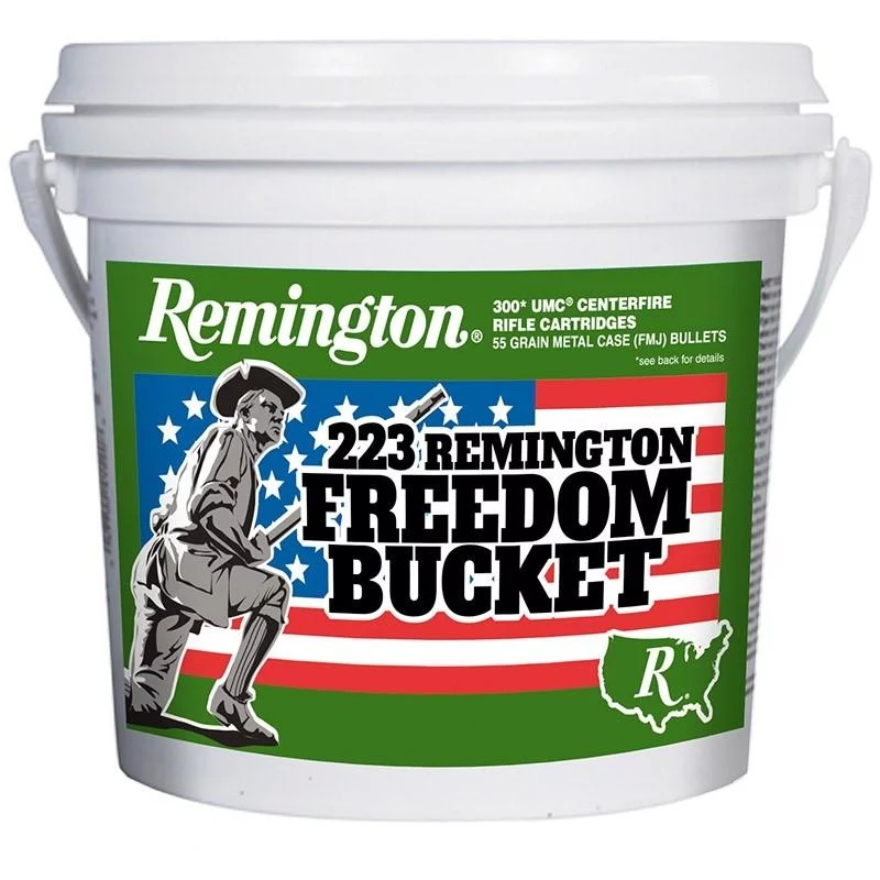 Remington UMC Freedom Bucket .223 Rem 55 gr FMJ 300 rd box