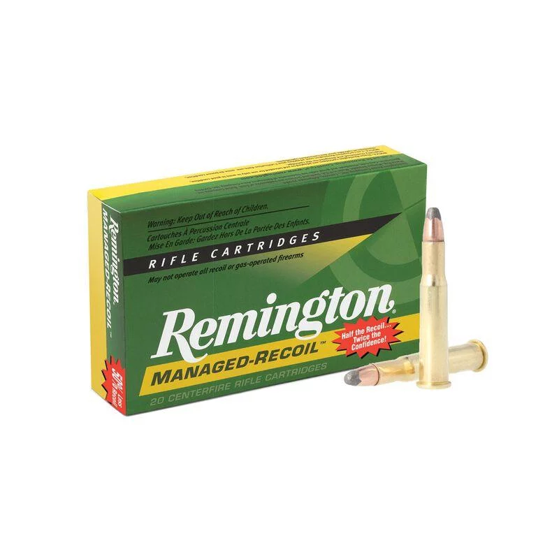Remington Managed-Recoil .30-30 Win 125 gr Core-Lokt Soft Point 20-round box