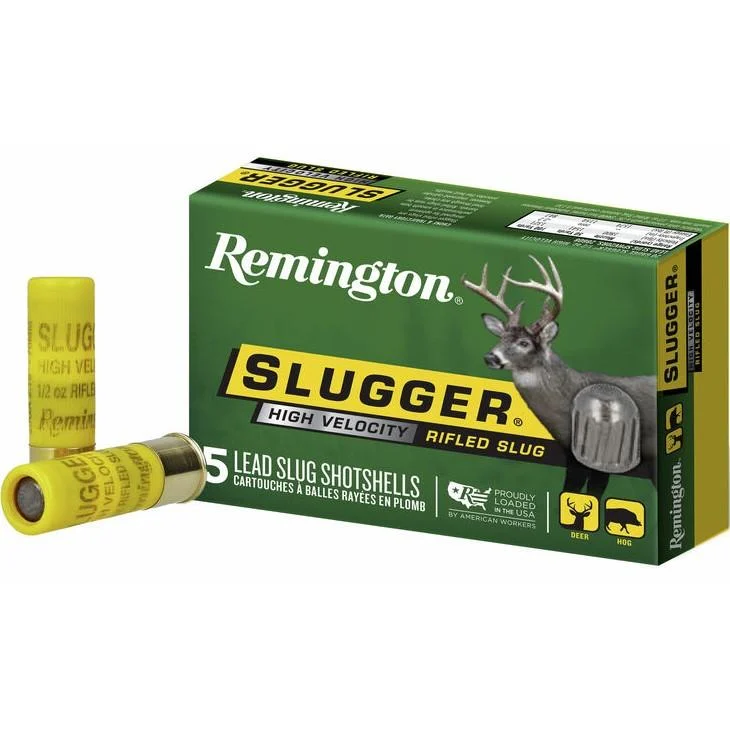 Remington Slugger HV Rifled Slug 20 GA 2.75 In 1/2 Oz 5rd ington Slugger HV Rifled Slug 20 GA 2.75 In 1/2 Oz 5rd Ammo