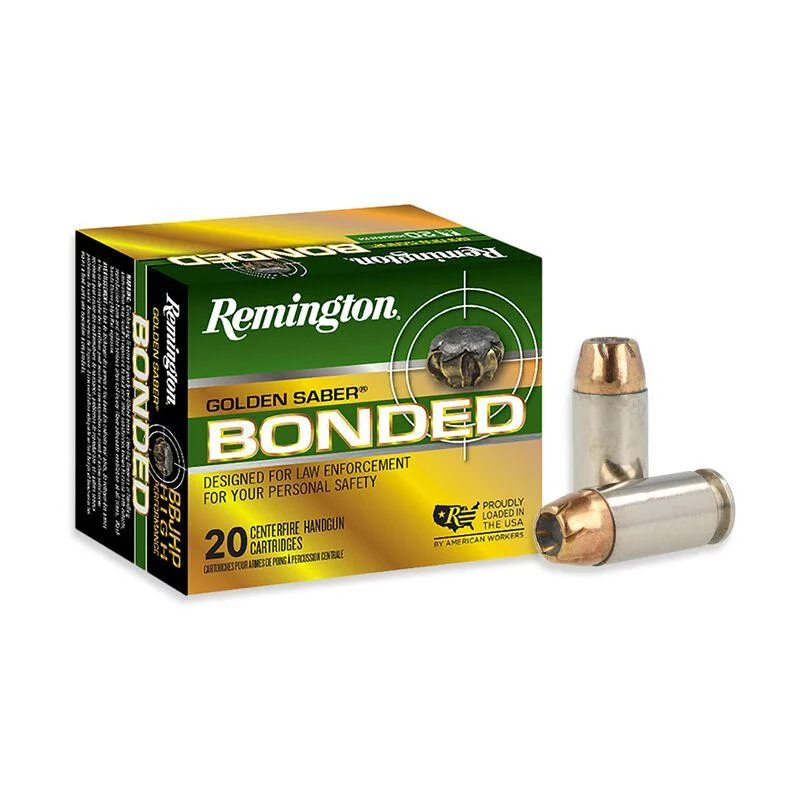 Remington Golden Saber Bonded .40 S&W 165 gr BJHP 20-round box