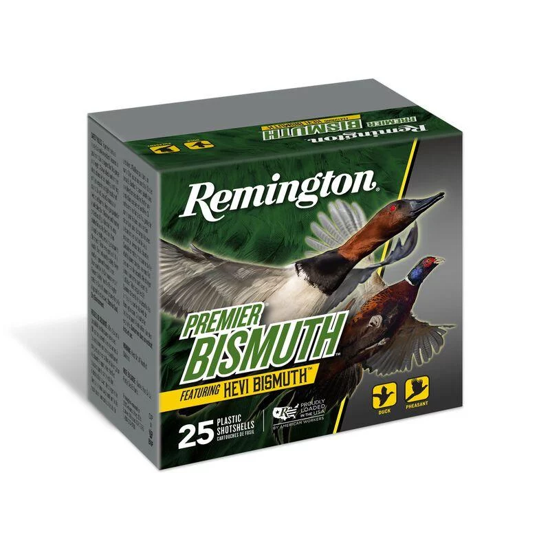 Remington Premier Bismuth 12ga 3in 1-3/8oz size 2 shot 25-count box