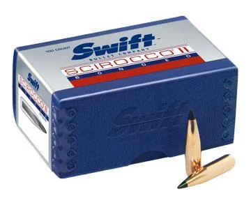 Swift Scirocco II .30 cal (.308") 150 gr BTS bullets, 100 count