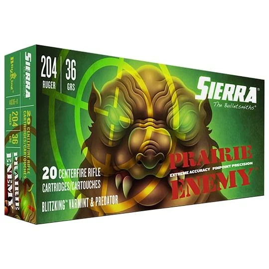 Sierra Ammo 204 Ruger 36 GR BlitzKing 20 rounds box