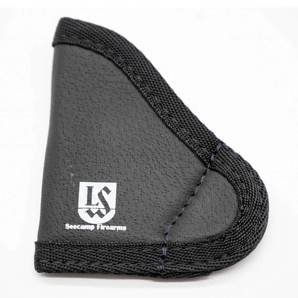 LW Seecamp Sticky Pocket Holster - black ambidextrous, 4 x 3-1/2 inches