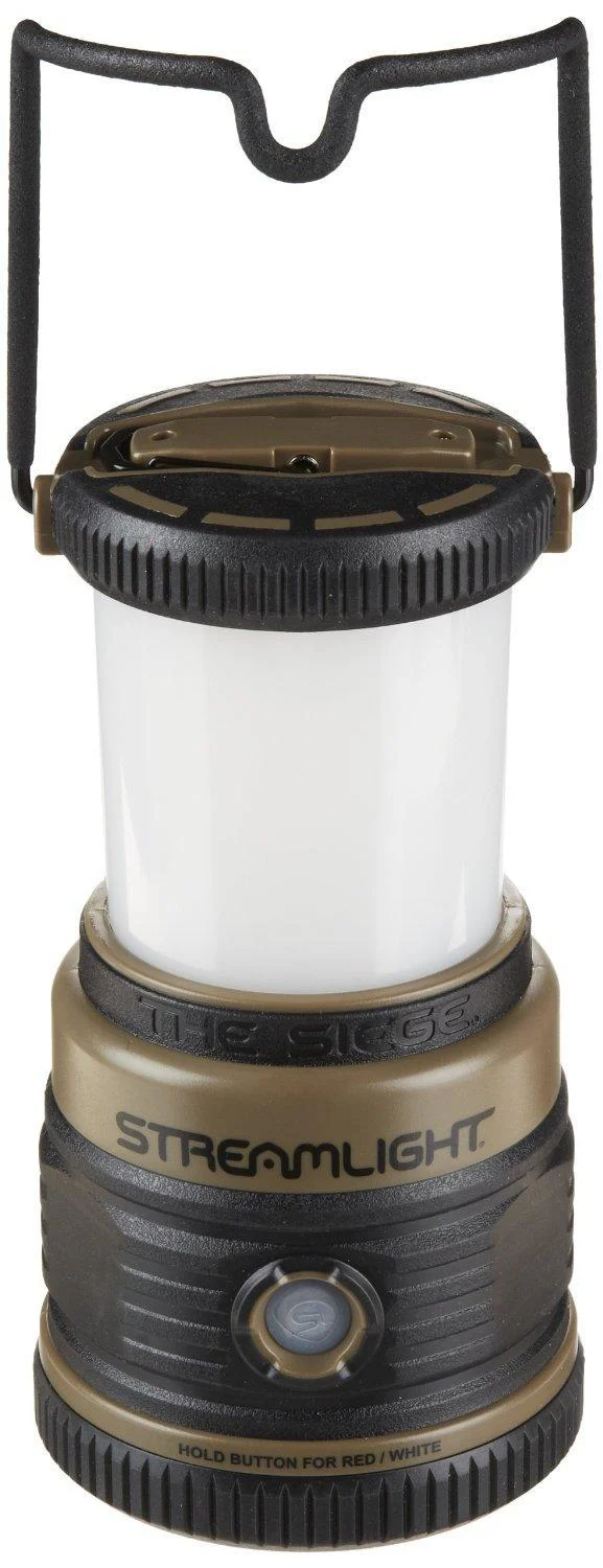 Streamlight Siege compact lantern coyote with C4 LEDs and D-cell battery power