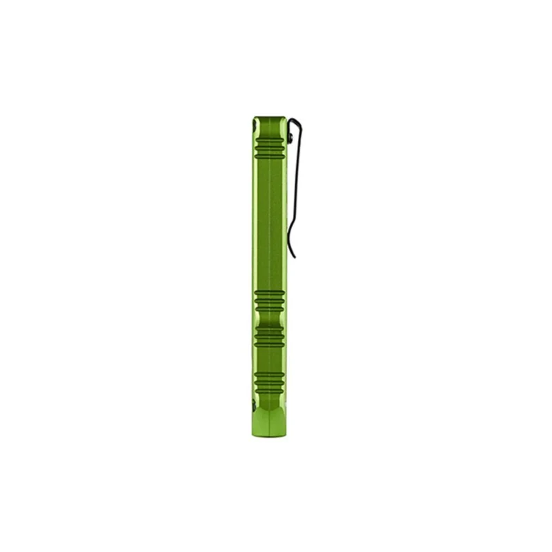 STREAMLIGHT Wedge slim EDC flashlight in lime green with pocket clip and USB-C cable