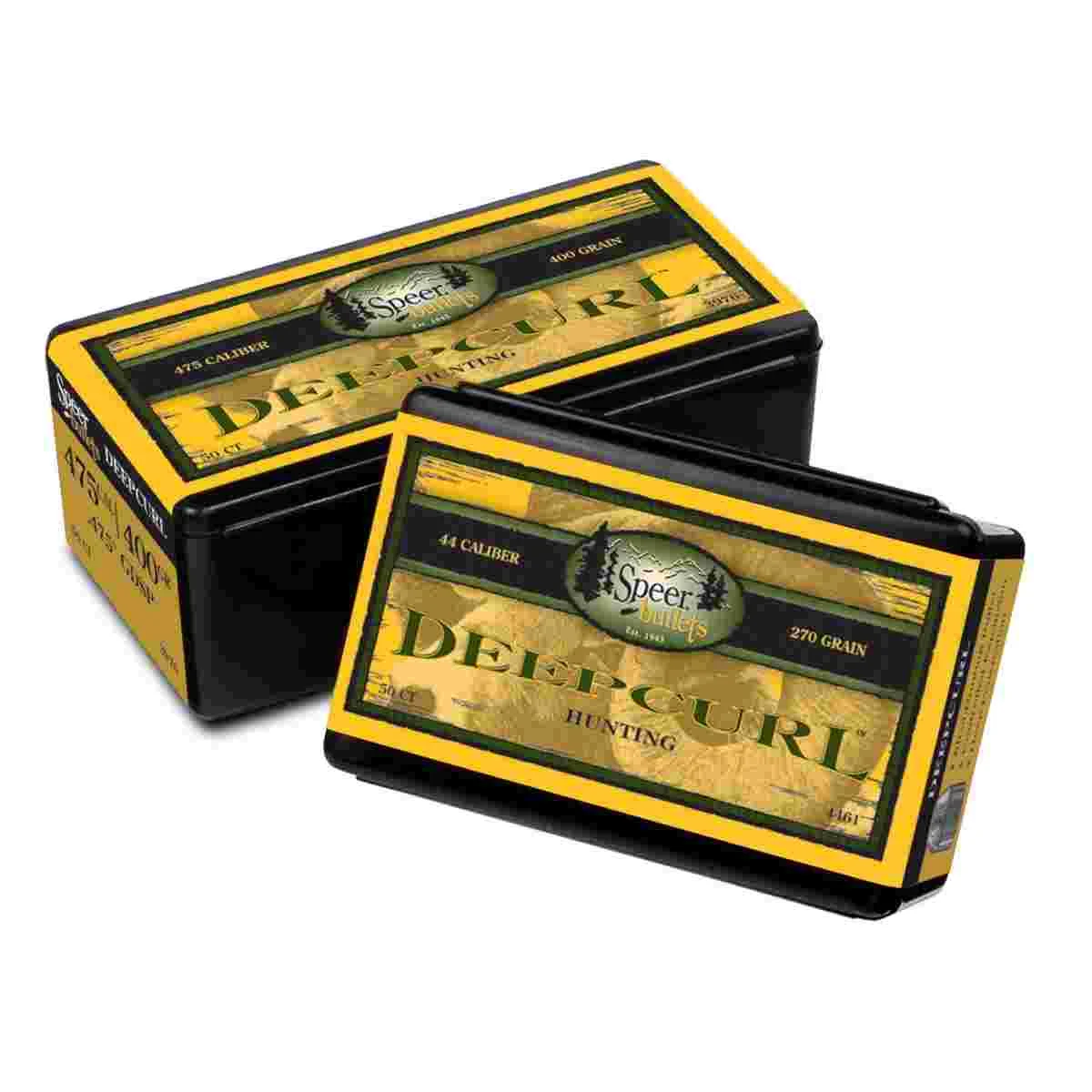 Speer DeepCurl .50 Caliber 350 gr DCSP handgun bullets, 50-count box