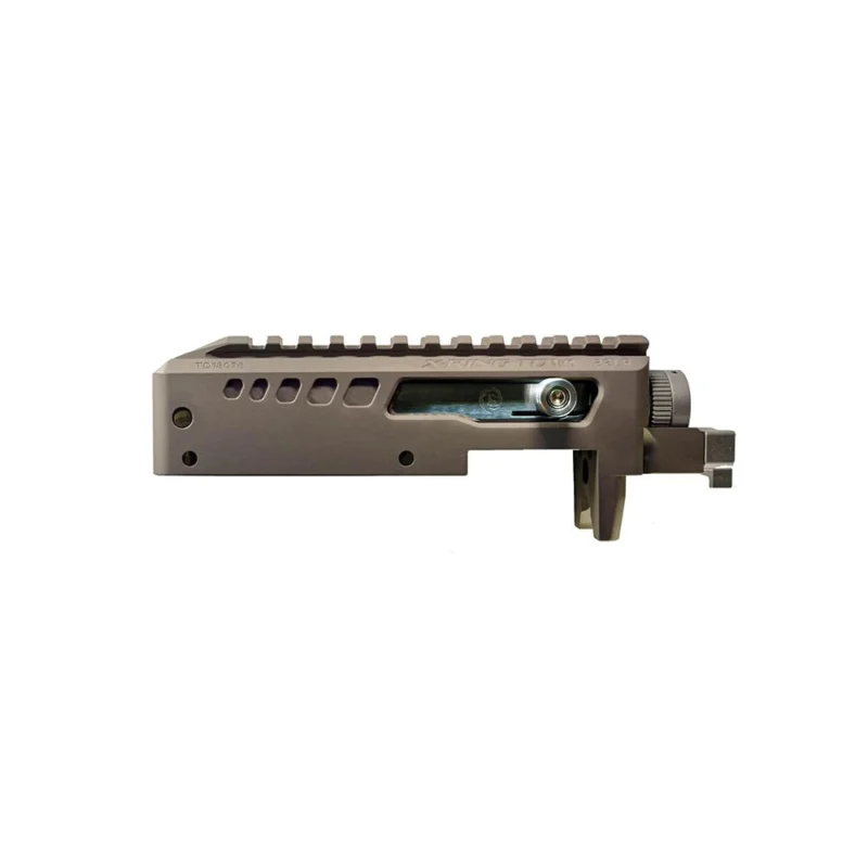 Tactical Solutions X-RING VR .22 LR takedown receiver in Quicksand