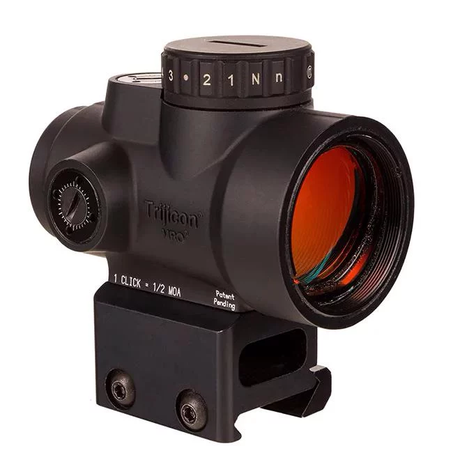 Trijicon MRO HD 1x25 red dot sight matte black with 2 MOA dot and 68 MOA circle