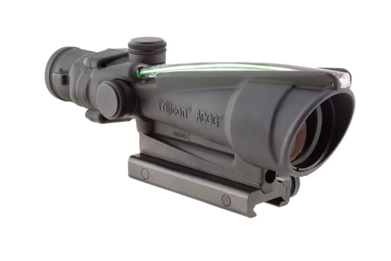 Trijicon ACOG 3.5x35 dual-illuminated green horseshoe .308 reticle with TA51 mount