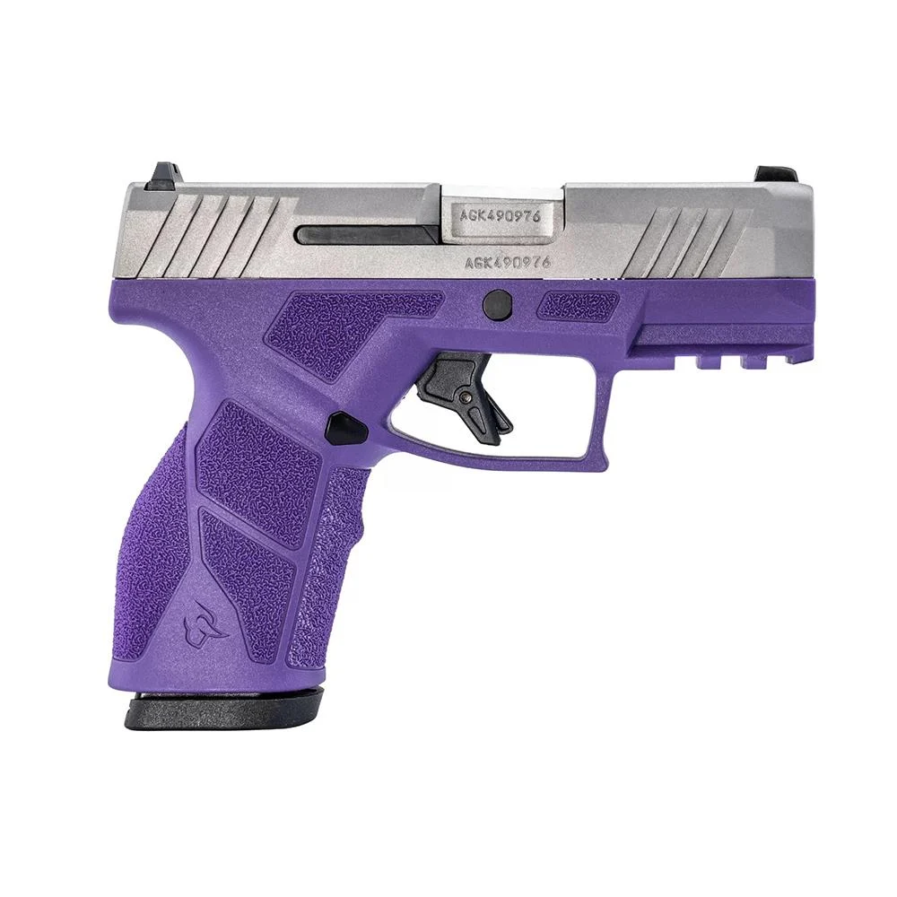 Taurus GX2 9mm pistol dark purple frame stainless slide with two 10-round magazines