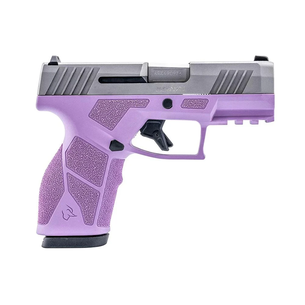 Taurus GX2 9mm pistol light purple frame stainless slide with two 10-round magazines