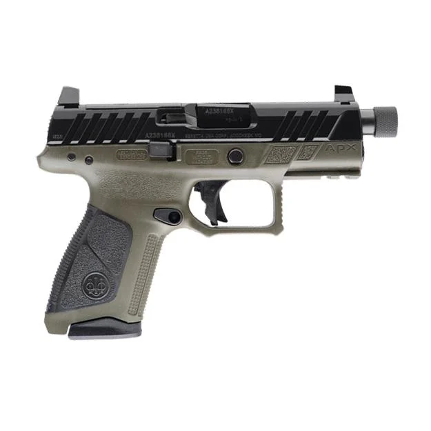 Beretta APX A1 Compact Tactical 9mm ODG frame 4.2 inch threaded barrel