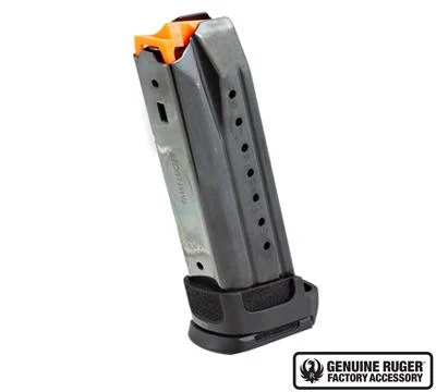 Ruger SR1911 Competition 9mm 10rd stainless steel magazine front view