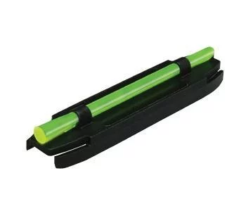 Hi-Viz M400 M-Series wide magnetic fiber-optic front sight, fits .328 to .437 inch ribs, black