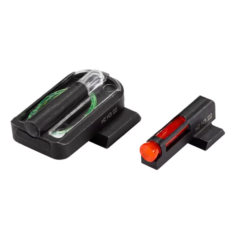 HIVIZ FASTDOT H3 red fiber optic front and green tritium rear sights for SIG P320/P365 9mm