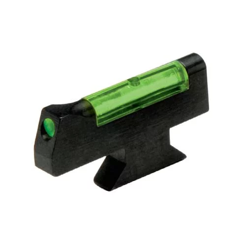 HiViz SW3001G green tritium and HiViz LitePipe fiber-optic DX-style front sight for S&W revolver