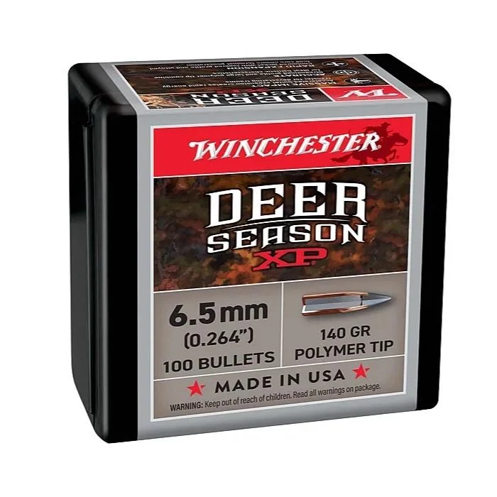 Winchester Deer Season XP 6.5 mm 140 gr bullets 100 count box