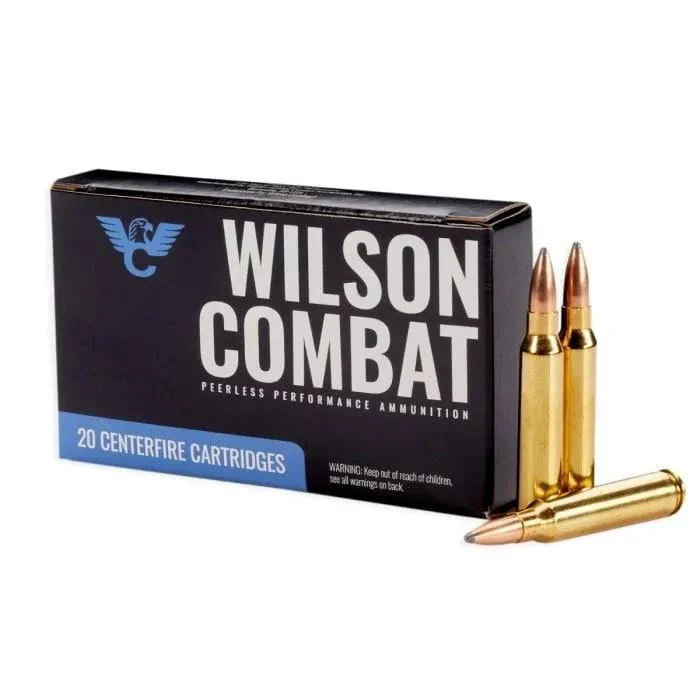 Wilson Combat Sierra SBT .223 Rem 65gr Sierra GameKing Spitzer Boat Tail ammunition - 20/box