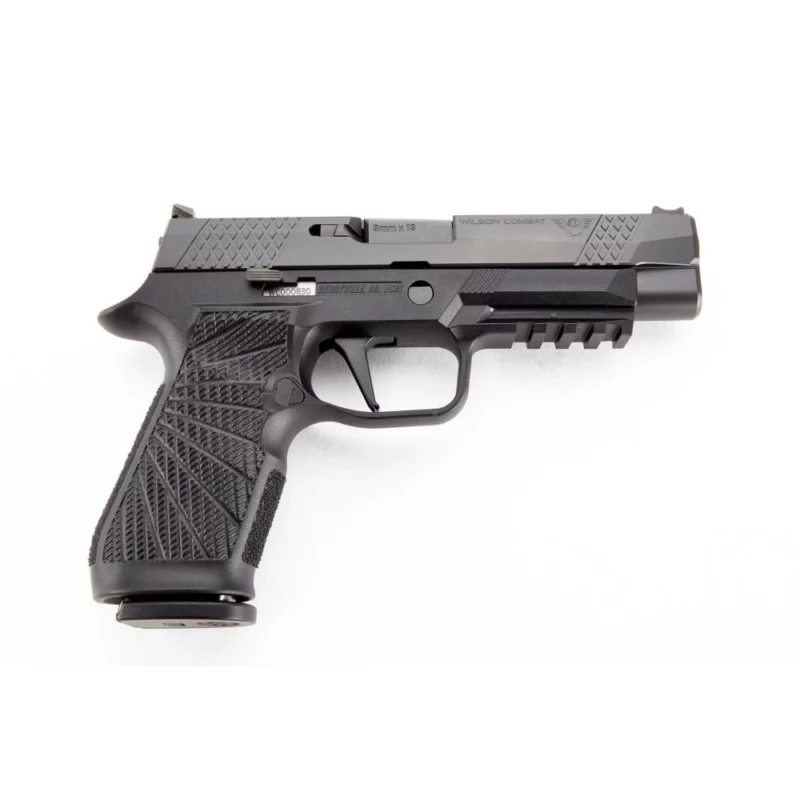 Wilson Combat WCP320 SIG P320 9mm pistol with 4.70 inch black DLC slide and fiber optic front sight