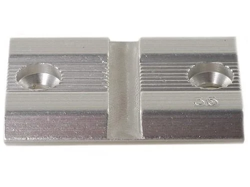 Weaver #35S silver 1-piece top mount aluminum scope base