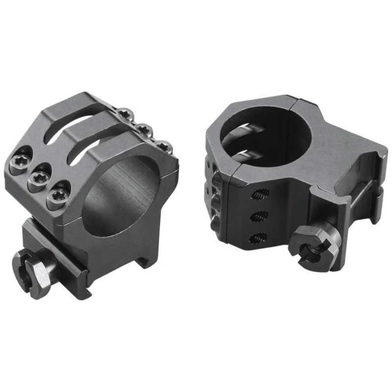 Weaver 6-hole tactical scope rings 1-inch extra high matte black
