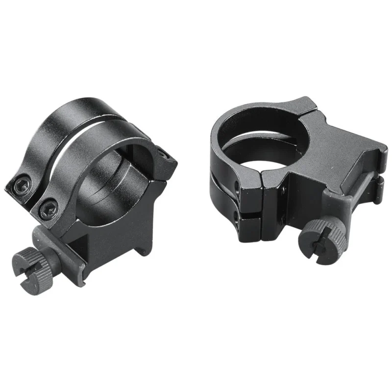 Weaver Quad Lock 1-inch High Extended Matte Detachable Scope Rings