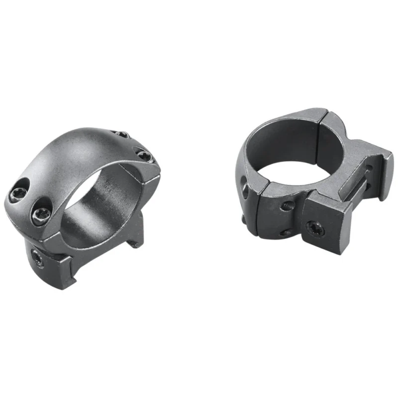 Weaver Grand Slam 1" medium matte steel top mount scope rings