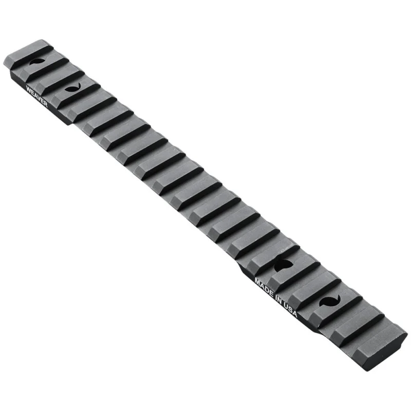 Weaver Picatinny Extended Multi-Slot Base for Savage 110 SA, 20 MOA, matte black