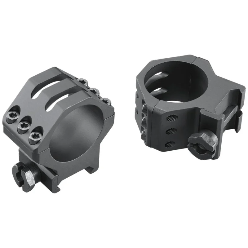 Weaver Tactical 6-Hole Picatinny Scope Rings 30mm Medium Matte Black