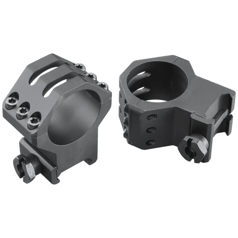Weaver 30mm 6-hole Picatinny tactical scope rings, matte black