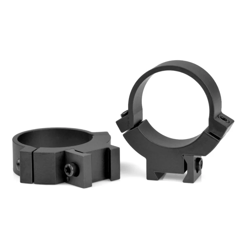 Warne Maxima Rimfire 30mm High Matte Steel Scope Rings for 3/8 and 11mm Dovetail