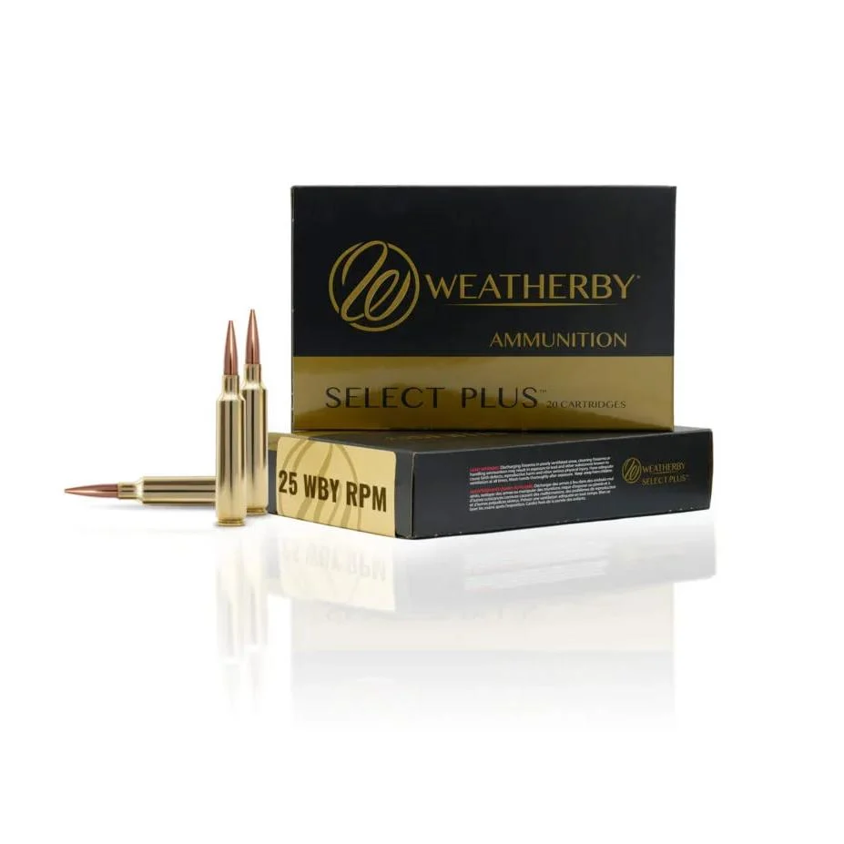 Weatherby 25 Wby RPM 133gr Berger Elite Hunter 20-count box