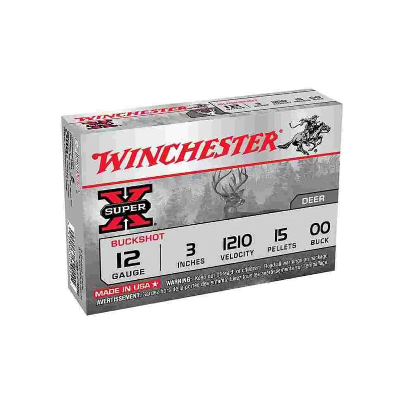 Winchester Super-X 12 Gauge 3 00 Buckshot chester Super-X 12 Gauge 3 00 Buckshot Ammo