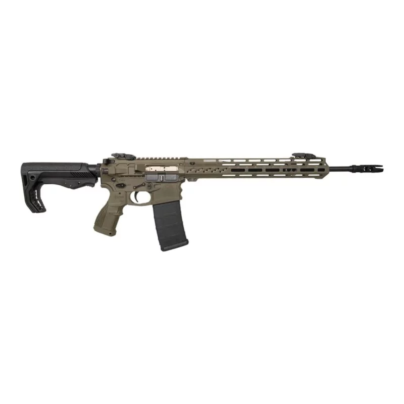 FosTech Stealth Lightning Rifle .223/5.56 16in barrel 13in rail OD Green