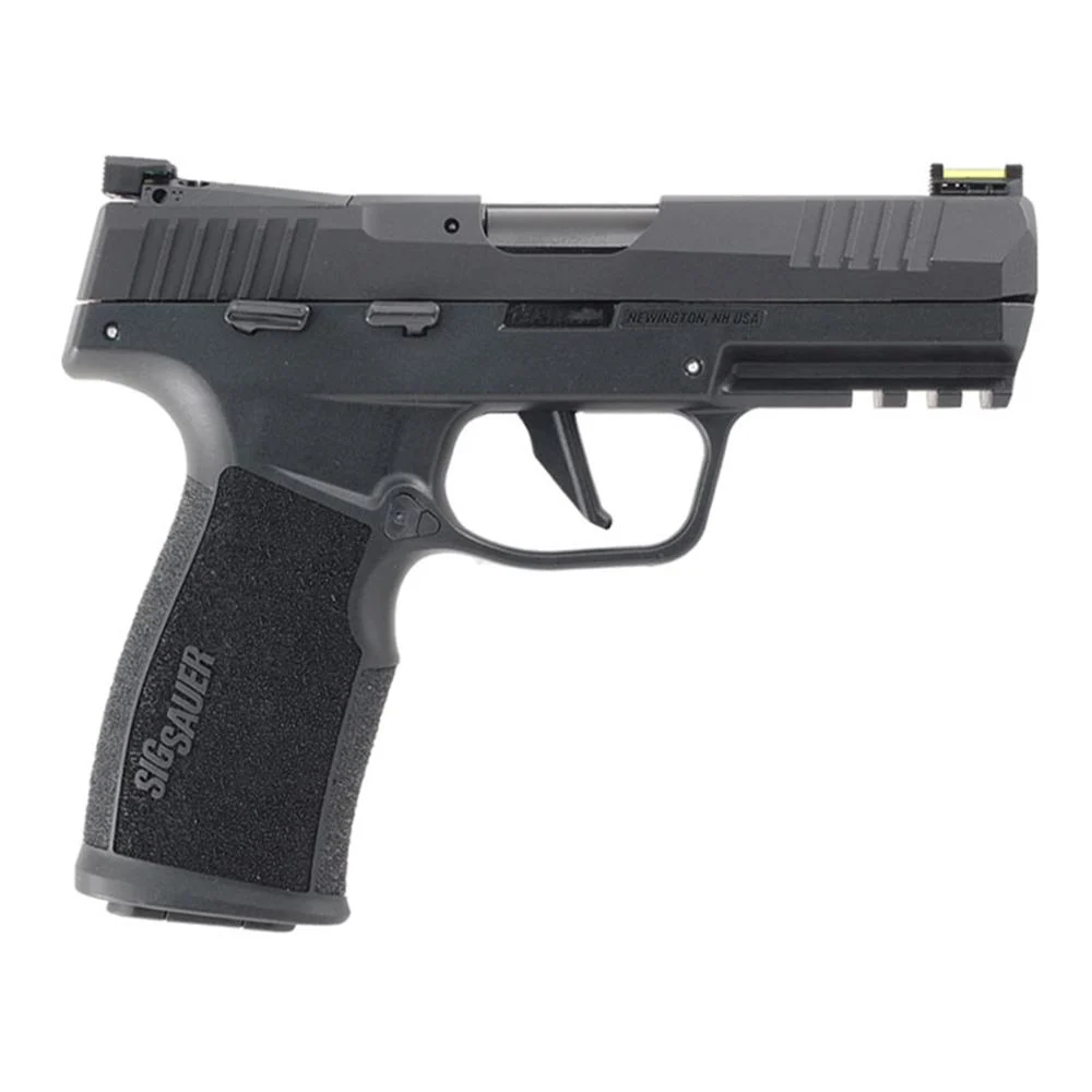 SIG Sauer P322 .22 LR 4in optic-ready black pistol with fiber optic sights and two 10-round magazines