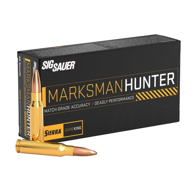 Sig Sauer Marksman Hunter 6.5 Creedmoor 130gr Sierra GameKing 20rd box