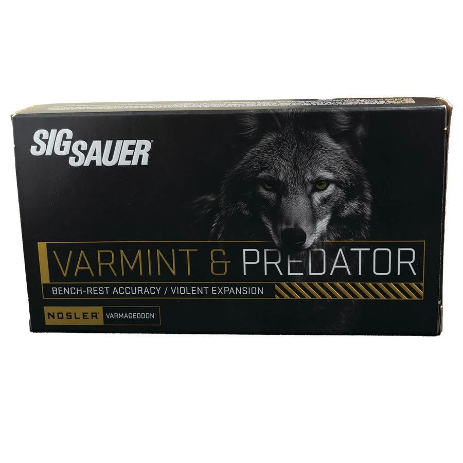 Sig Sauer Varmint & Predator .22-250 Rem 55gr PT 20rd box